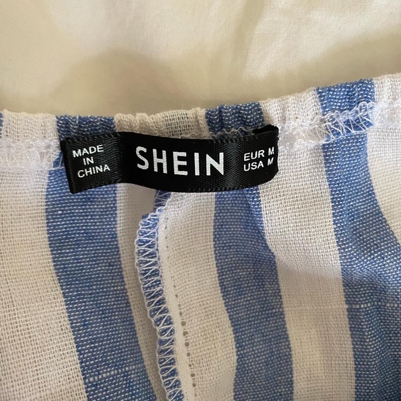 SHEIN Off the Shoulder Striped Dress - Picture 4 of 4